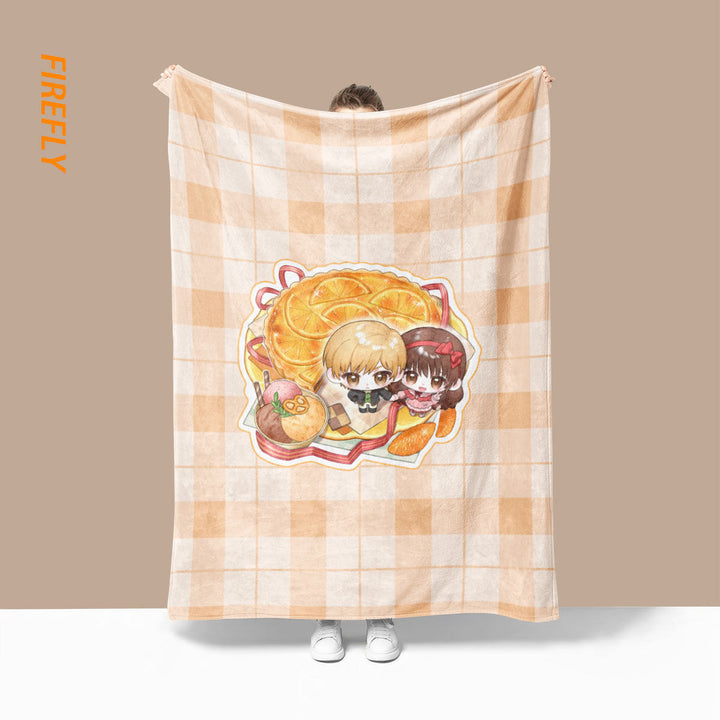 Plush Anime Character Blanket