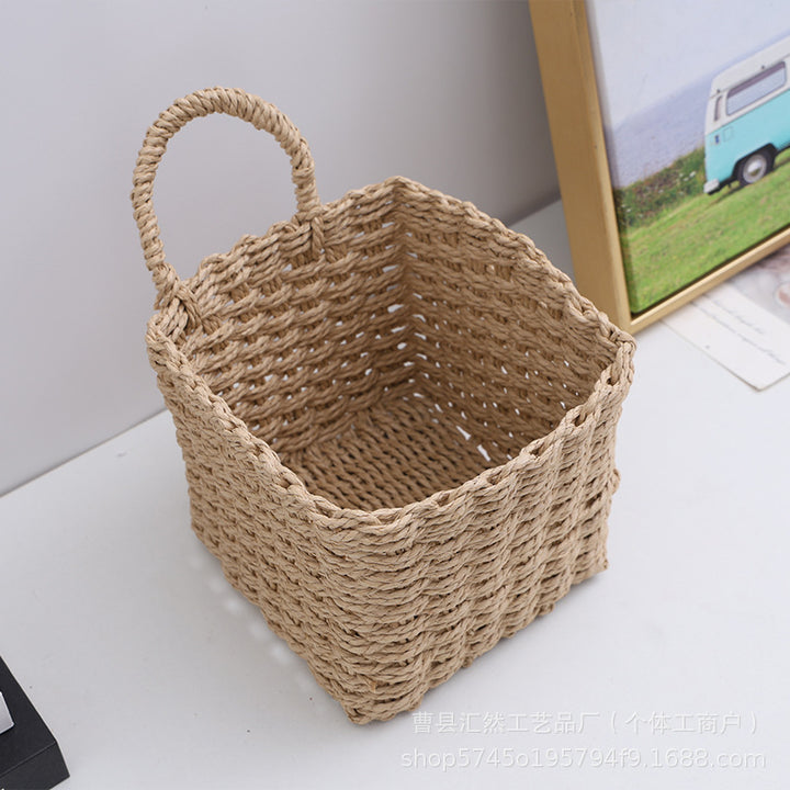 Natural Fiber Handwoven Storage Basket Stornfield