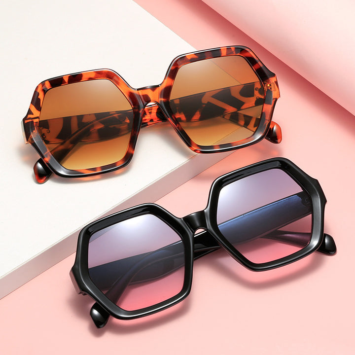 Women's geometric reading glasses in striking honeycomb frame design Stornfield