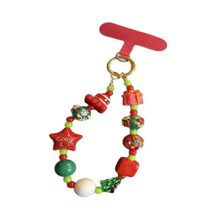 Festive Beaded Charm Keychain Stornfield