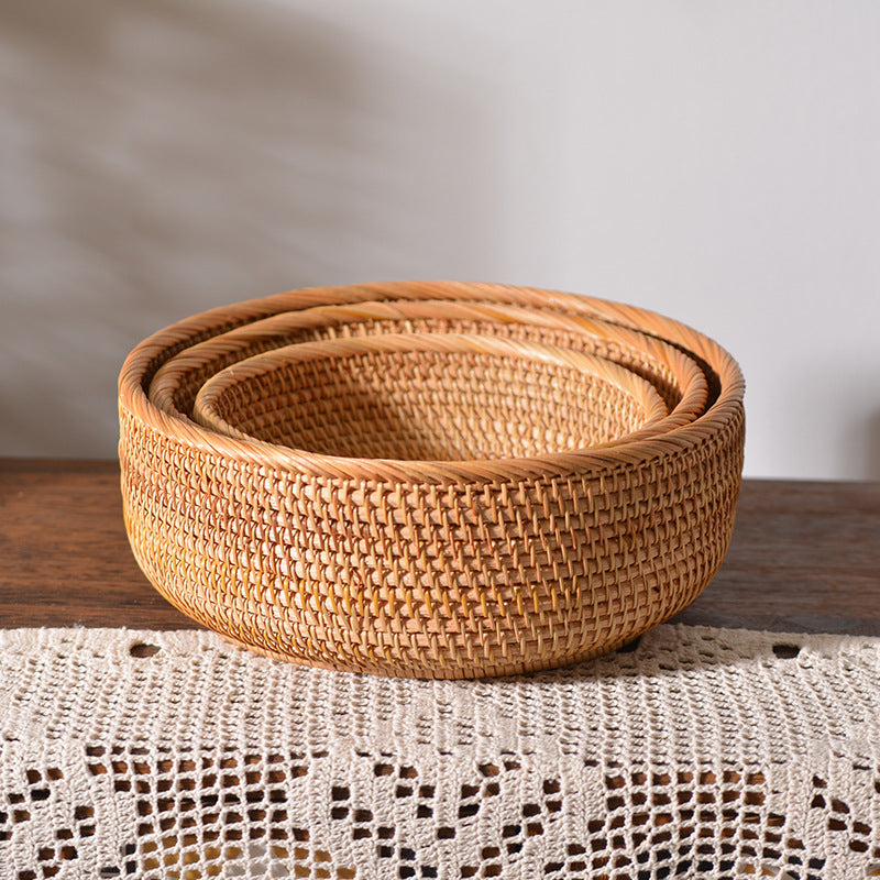 Ladies' beef decoration basket made of natural material Stornfield