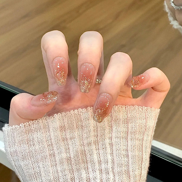 Decorative Ombre Press-On Nails Stornfield