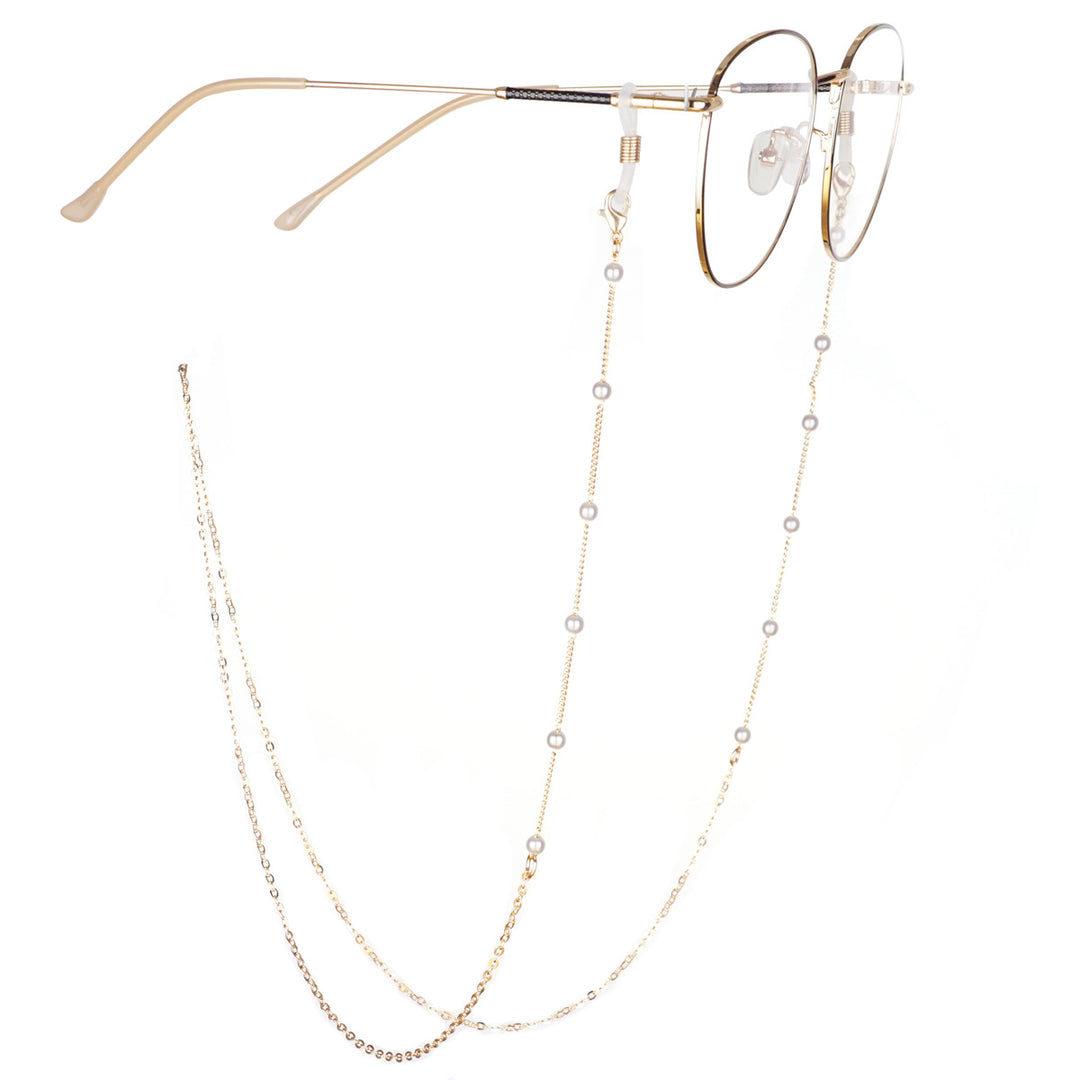 Elegant Pearl-Accented Eyewear Chain Stornfield