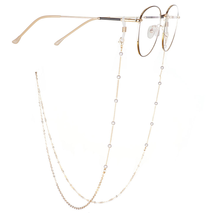 Elegant Pearl-Accented Eyewear Chain Stornfield