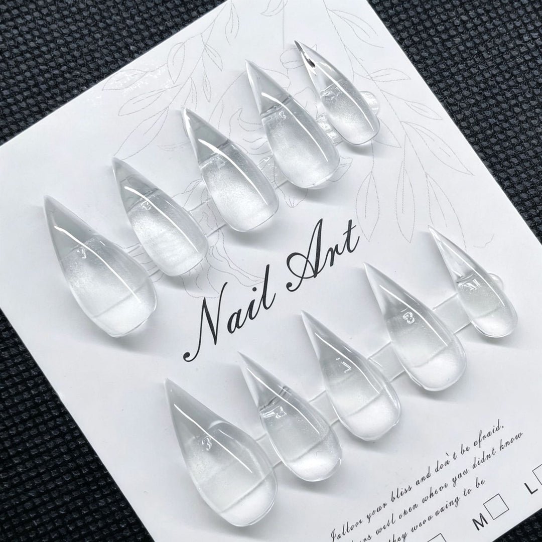 Glossy Stiletto Nail Tips