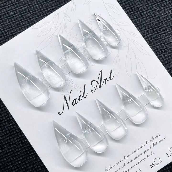 Glossy Stiletto Nail Tips