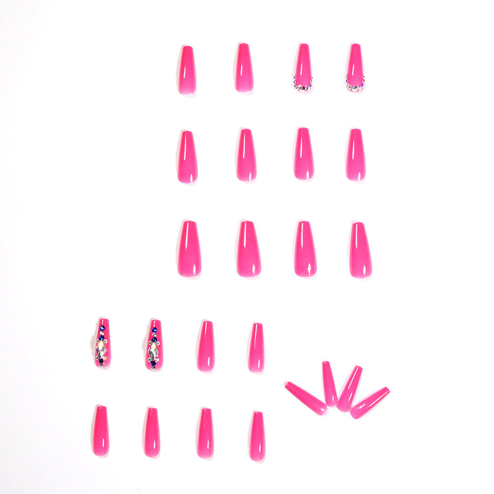 Elegant Nail Art with Glitter Decoration Stornfield