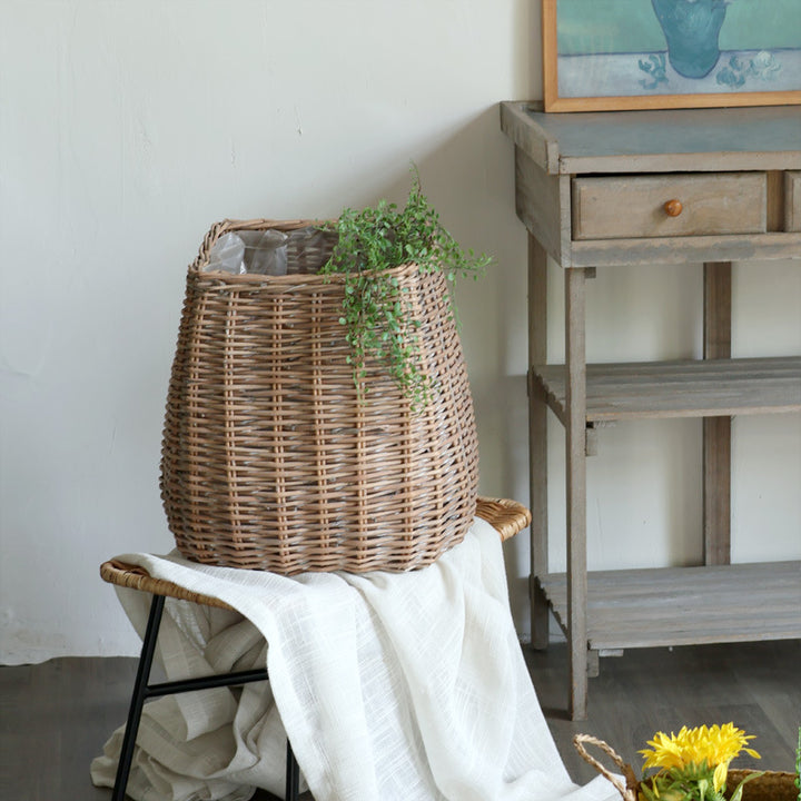 Large Handmade Laundry Basket with Natural Design Stornfield