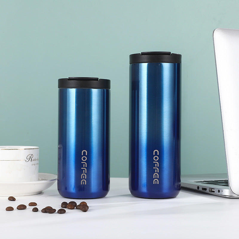Women's insulated stainless steel coffee mug with elegant design and non-slip bottom Stornfield