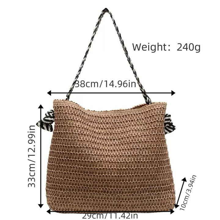 Large shopping bag with woven design Stornfield