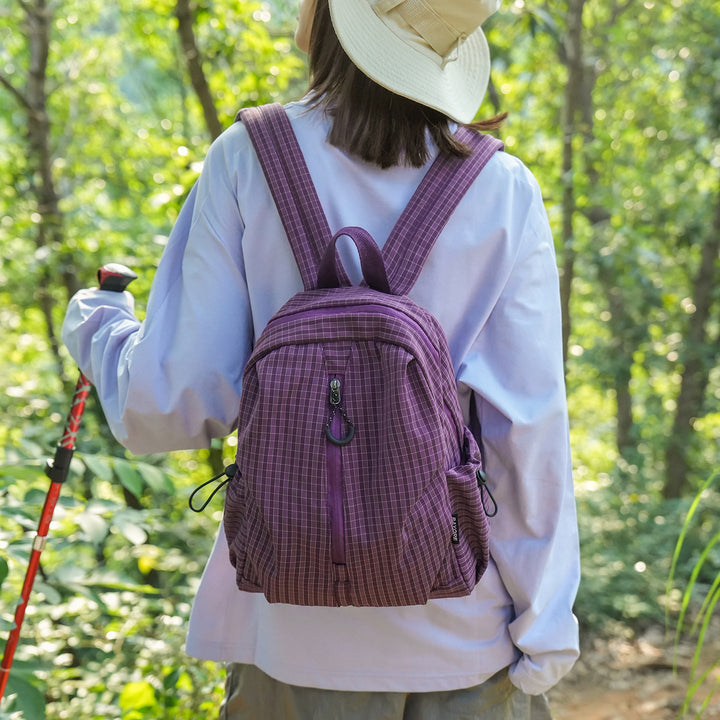 Lightweight Checkered Backpack Stornfield