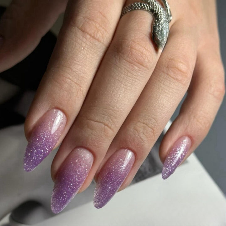 Glossy Ombre Stiletto Press-On Nail Set Stornfield