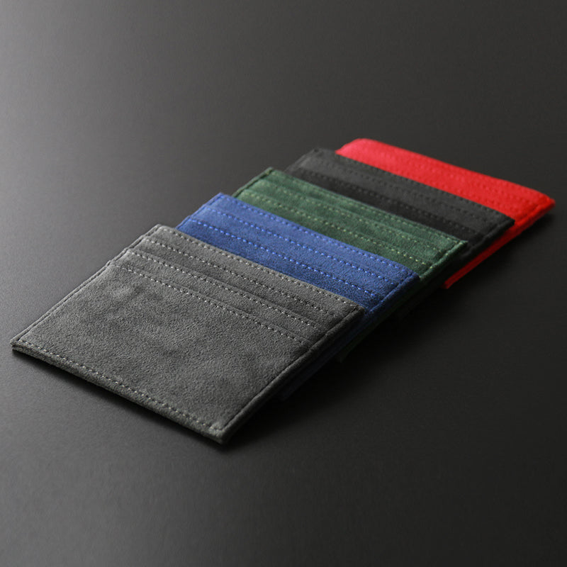Textured Leather Card Holder