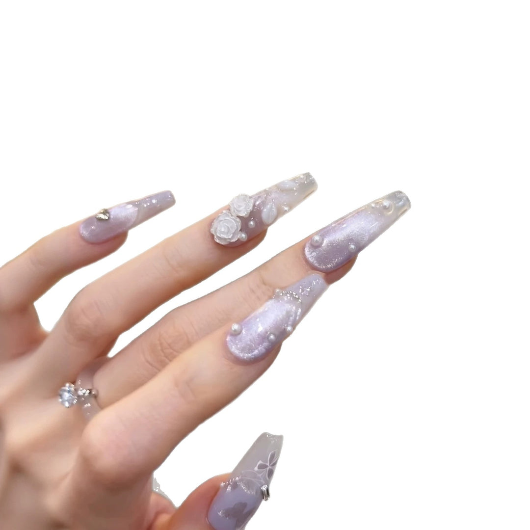 Elegant Decorative Press-On Nail Enhancements Stornfield