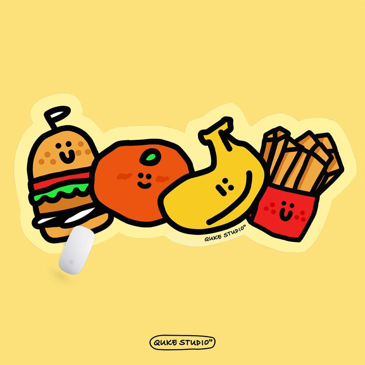 Fun Food-Themed Desk Mouse Pad