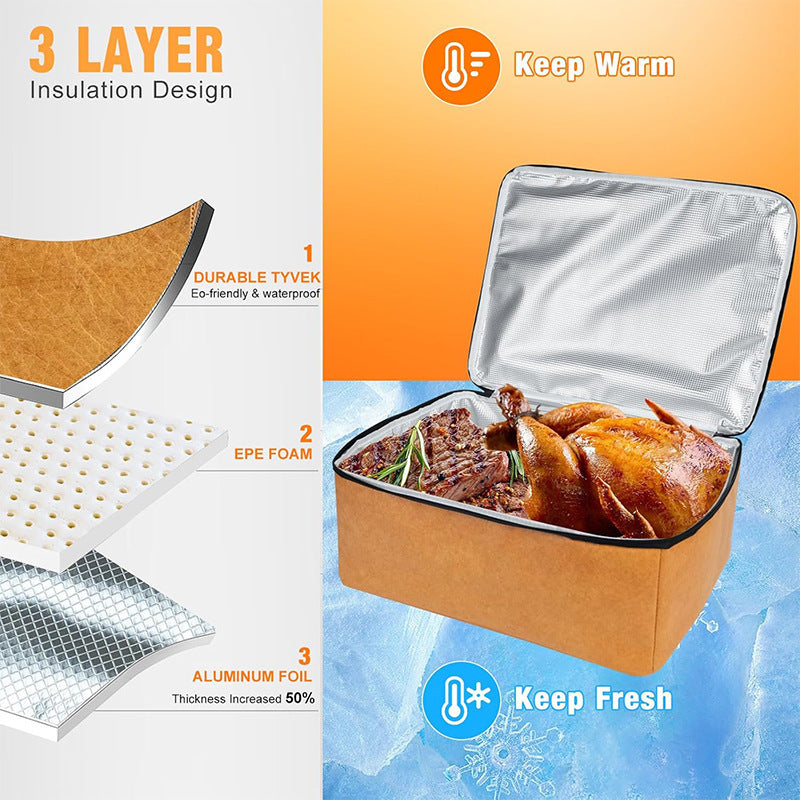 Stainless Steel Food Warmer Bag Stornfield