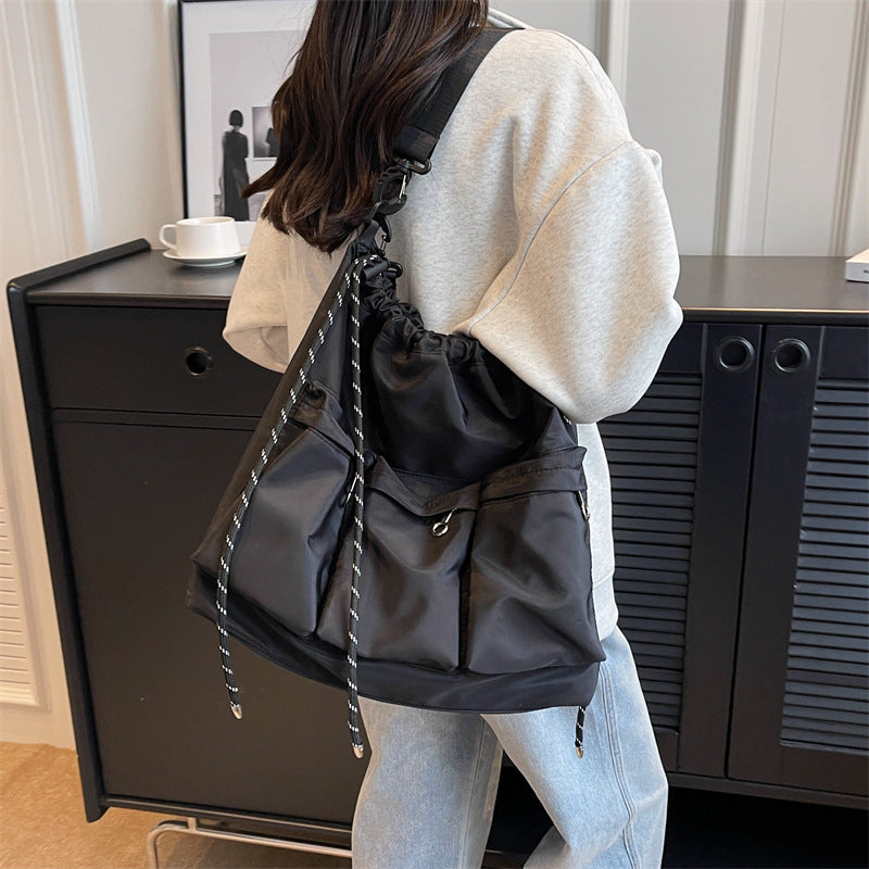 Casual Drawstring Bucket Bag