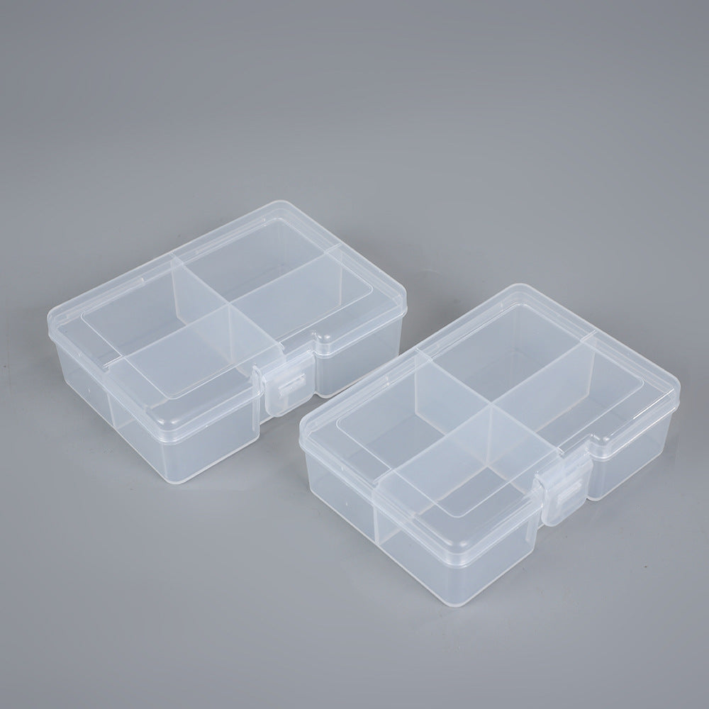 Transparent Multi-Section Craft Storage Box Stornfield