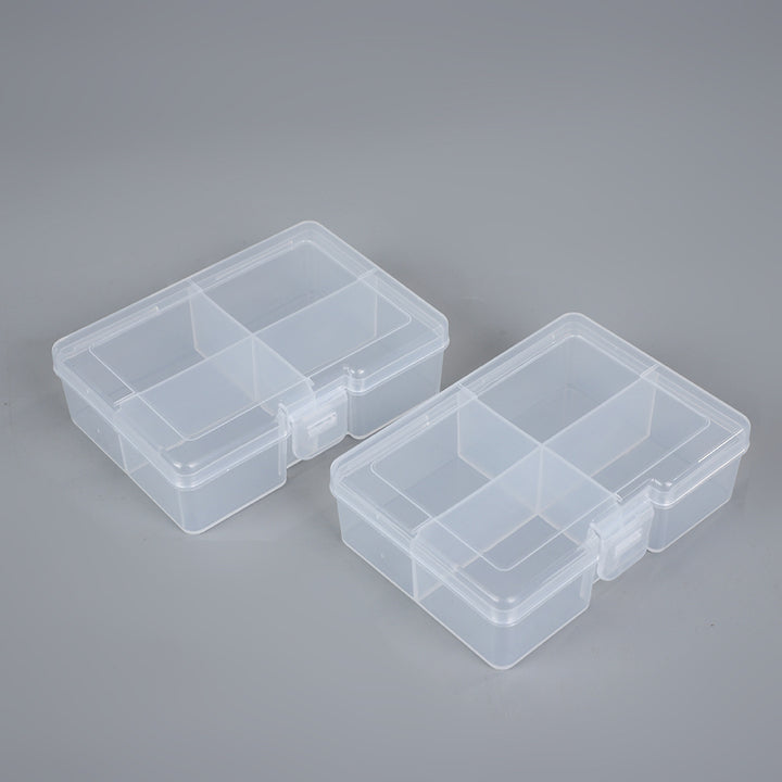Transparent Multi-Section Craft Storage Box Stornfield