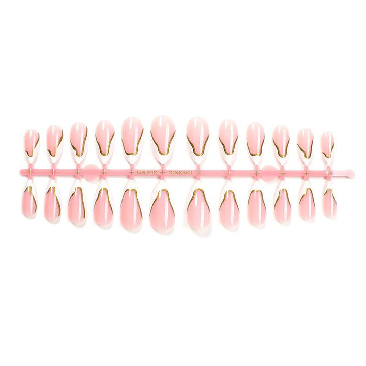 Artificial nail set with spooky clown motifs and extravagant accents Stornfield