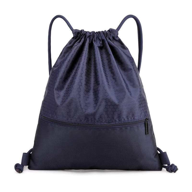 Honeycomb Patterned Drawstring Gym Bag Stornfield