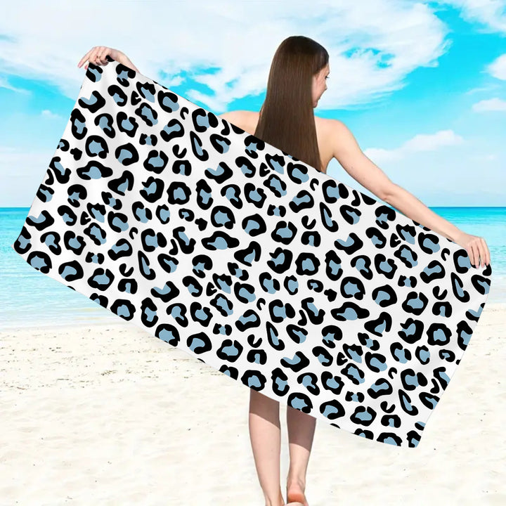large and soft beach towel with striped pattern Stornfield