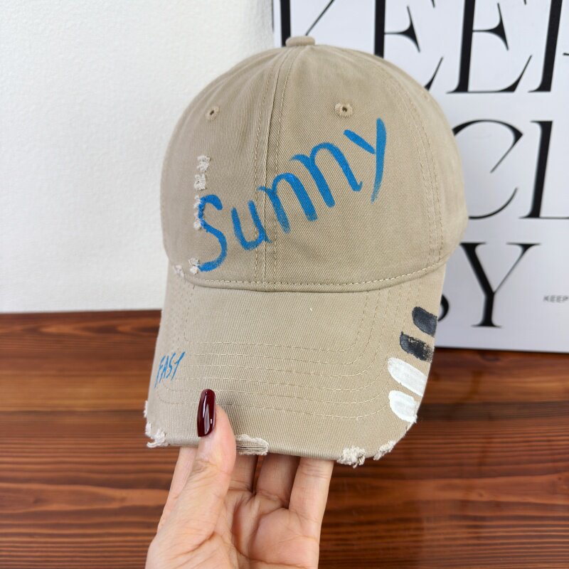Women's Distressed Graphic Sun Cap Stornfield
