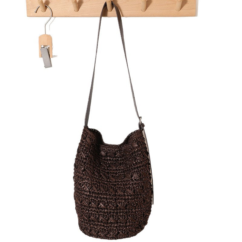 Handcrafted Shoulder Bag Made of High-Quality Natural Material Stornfield