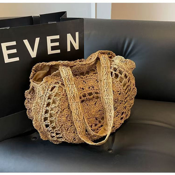 Round crocheted tote bag Stornfield