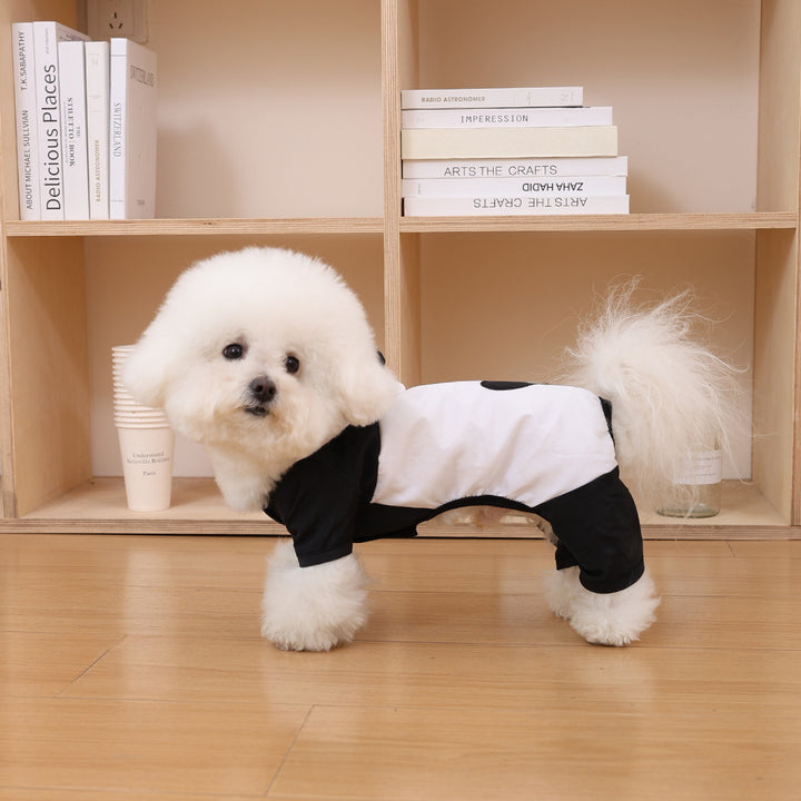 Contrast Panel Lightweight Dog Jumpsuit