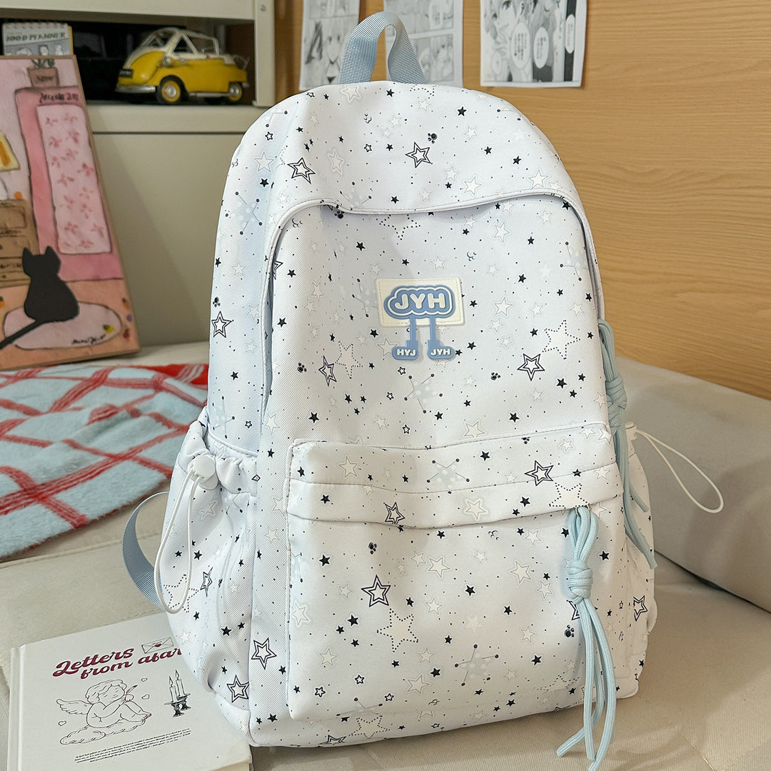 Stylish Star-Printed Backpack Stornfield 1791205440