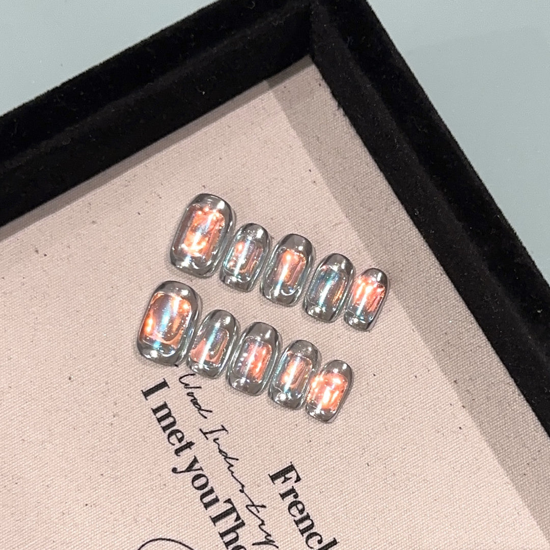 Shimmering Press-On Nail Collection