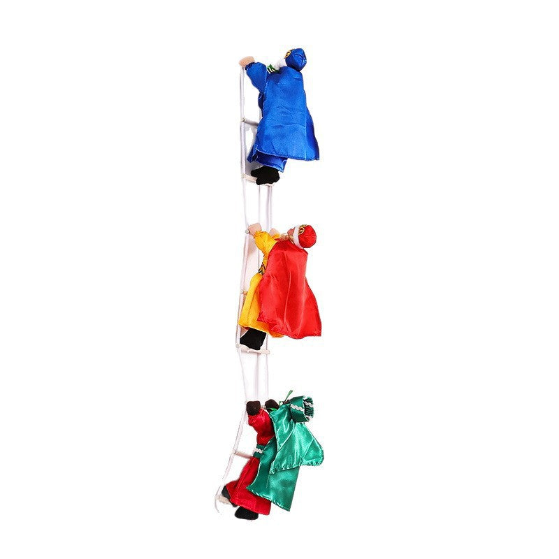 Decorative Climbing Figures with Ladder Stornfield