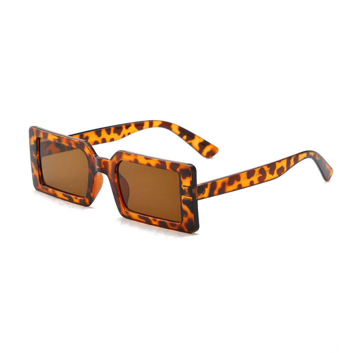 Women's square sunglasses with modern transparent frame Stornfield