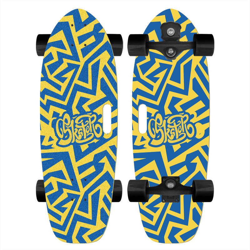 Skateboard with Custom Cartoon Design Stornfield