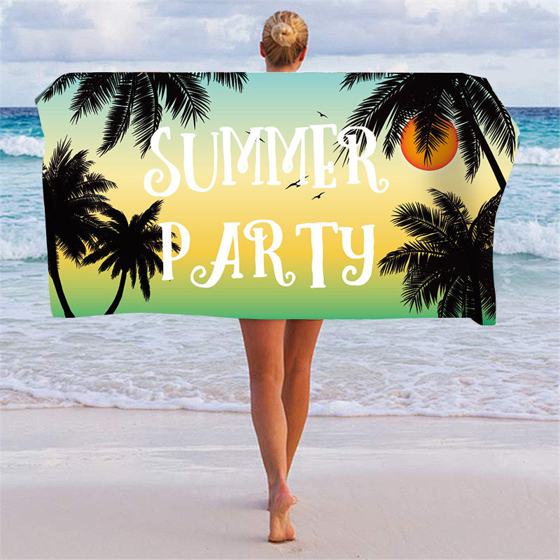 Beach towel with unique graphic pattern Stornfield