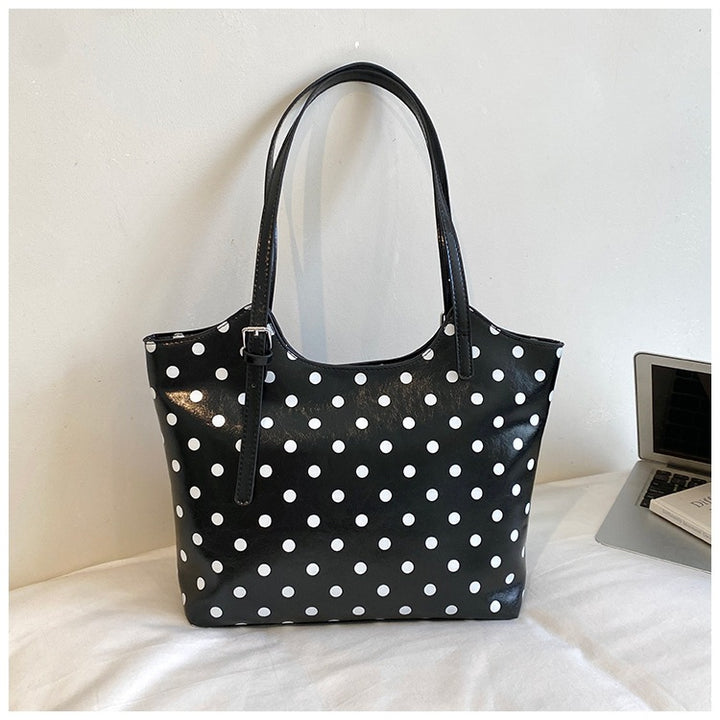 Stylish Polka Dot Tote Bag