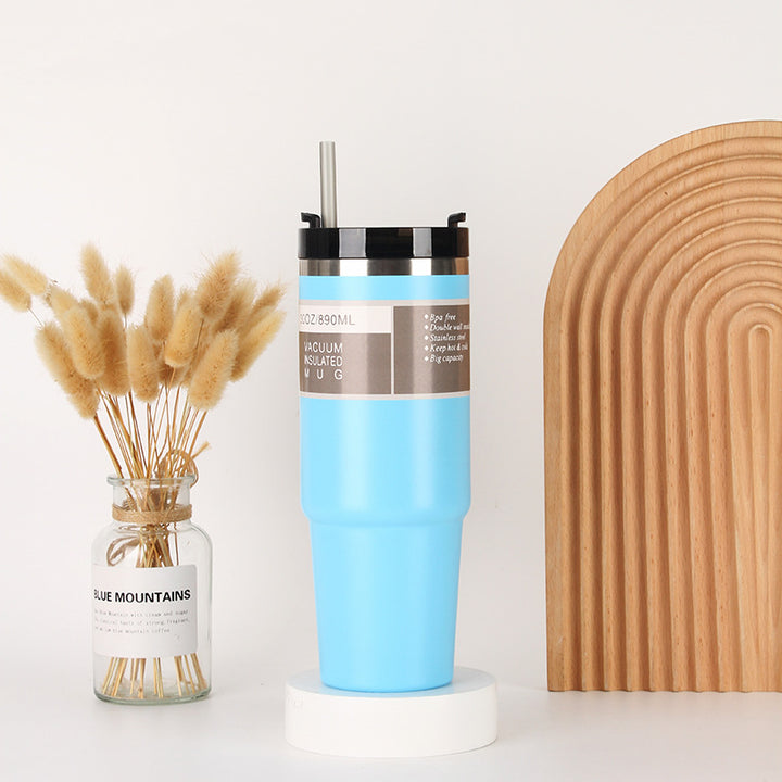 Unisex Insulated Drinking Cup with Integrated Straw Stornfield