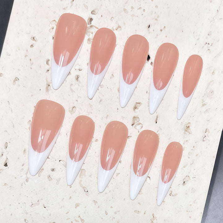 Elegant French Tip Nail Kit