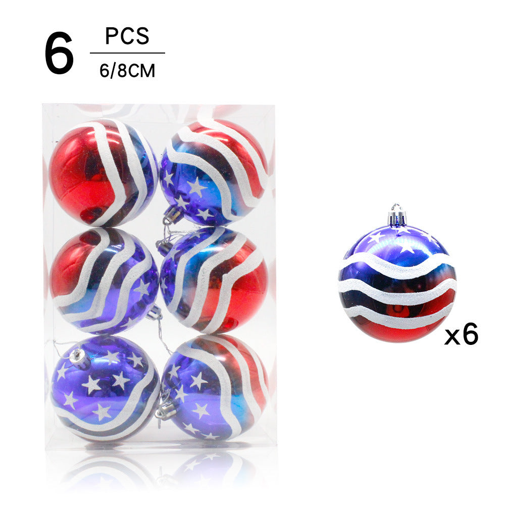 Decorative Patriotic Holiday Baubles Stornfield