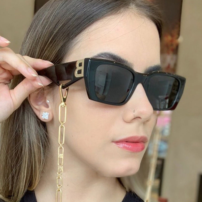 Women’s fashionable geometric sunglasses with unique design elements Stornfield