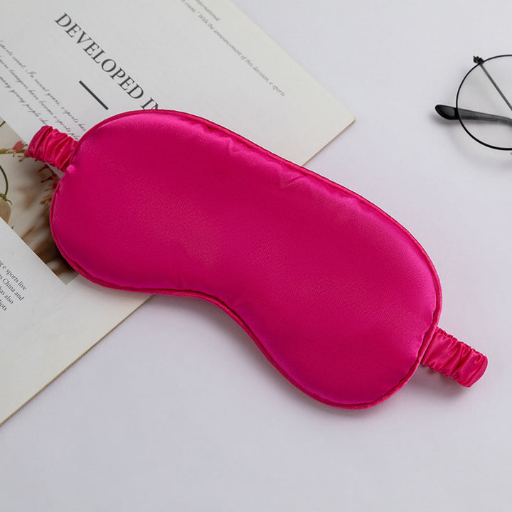 Unisex nan luxurious satin sleep mask with adjustable elastic band and soft padding Stornfield