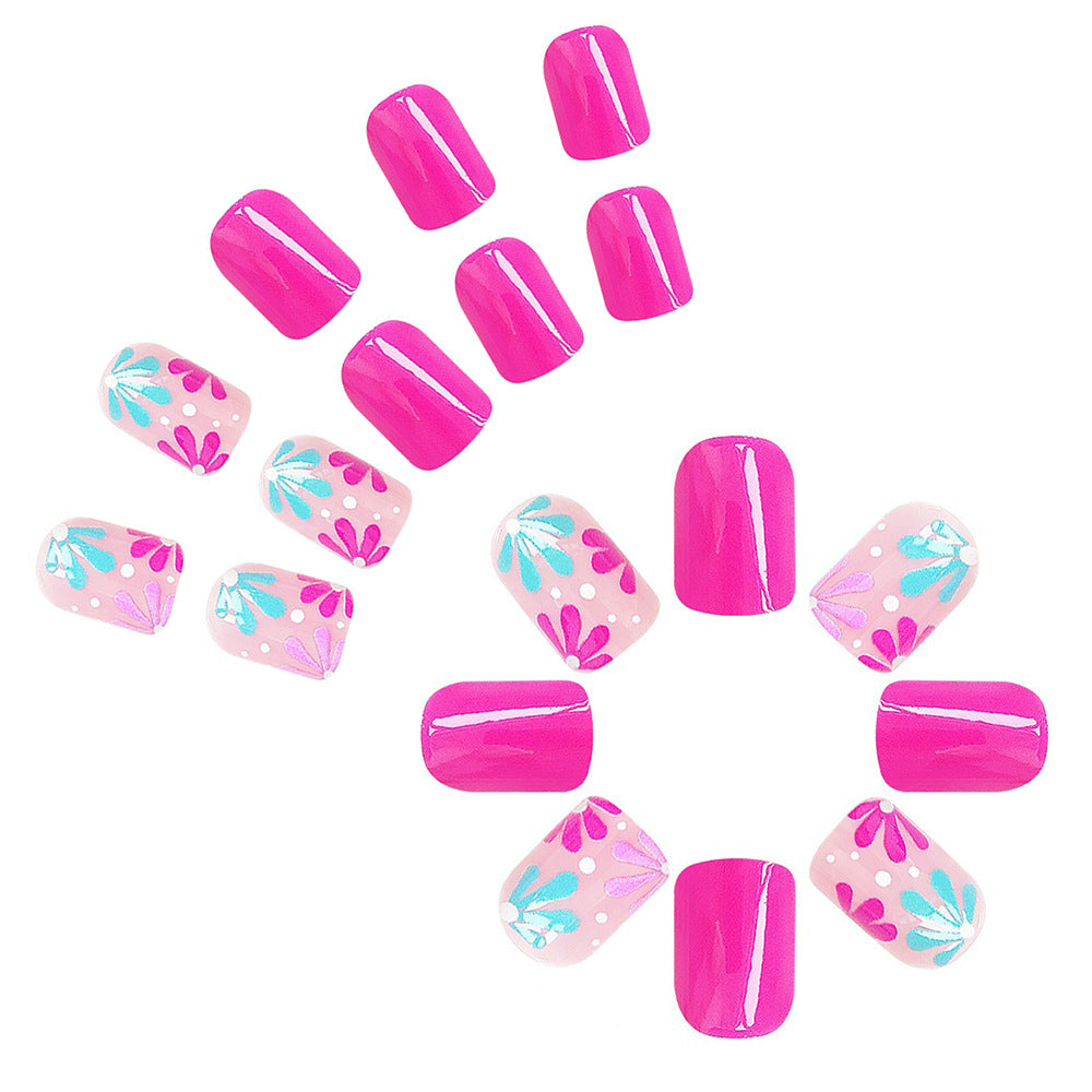 Artistic Floral Gel Nail Design Stornfield
