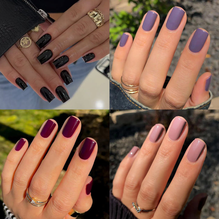 Elegant Nail Art with Gloss Finish Stornfield
