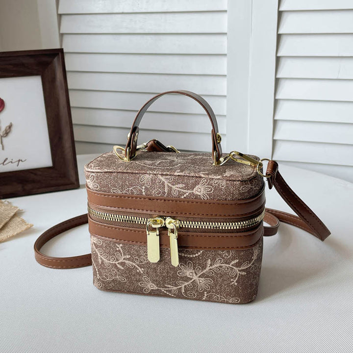 Floral Embellished Cosmetic Bag