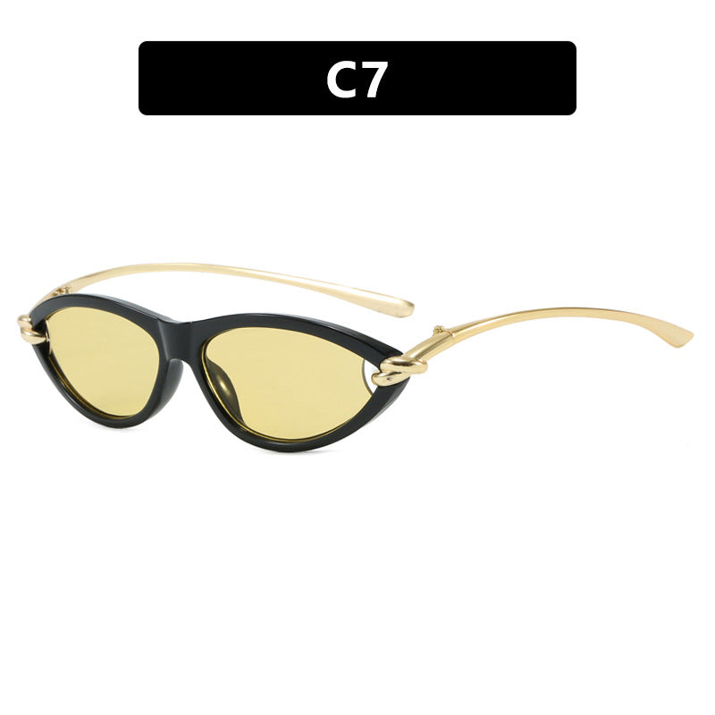 Women's Cat-Eye Sunglasses with Elegant Metal Frame and Protective UV Filter Stornfield