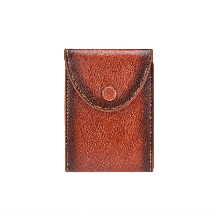 Premium Leather Business Card Holder Stornfield
