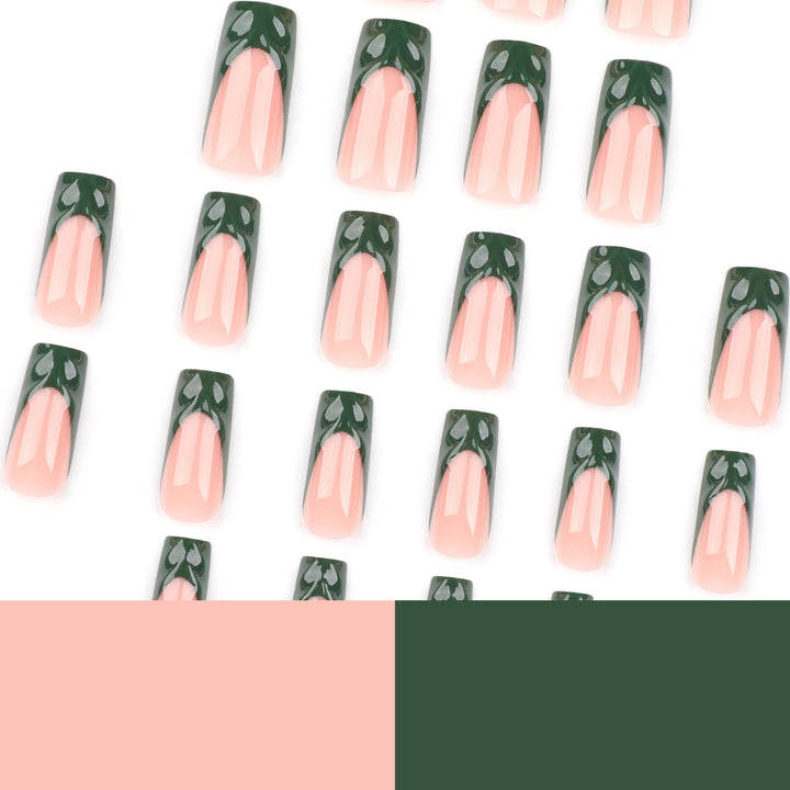 Artful Nail Extensions with Botanical Design Stornfield