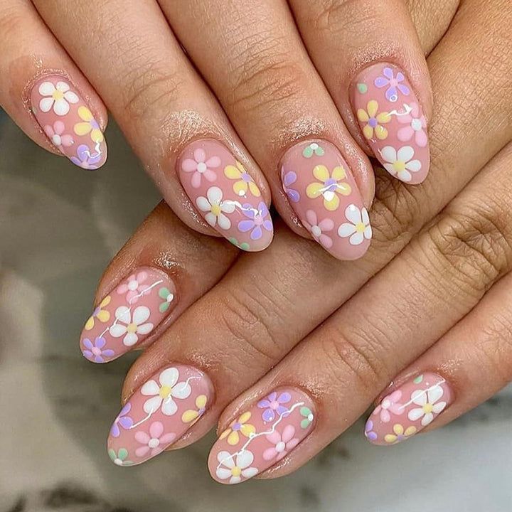 Floral Art Acrylic Nail Enhancements Stornfield 1789915225