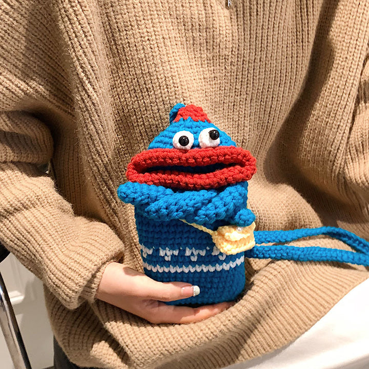 Fun Character Crochet Crossbody Bag